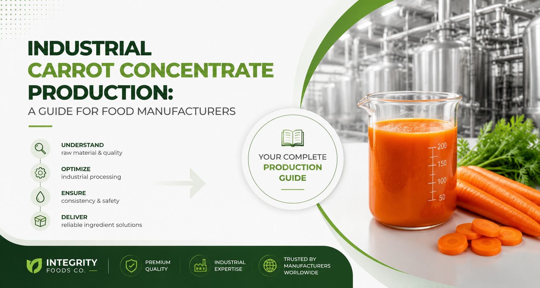 Industrial Carrot Concentrate Production: A Guide for Food Manufacturers banner