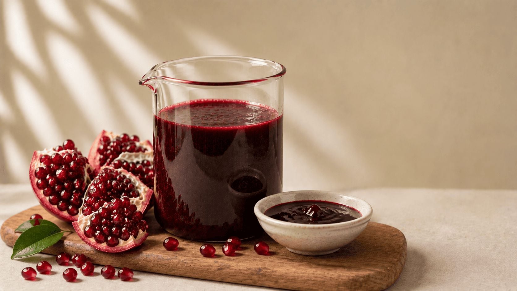 pomegranate juice concentrate characteristics
