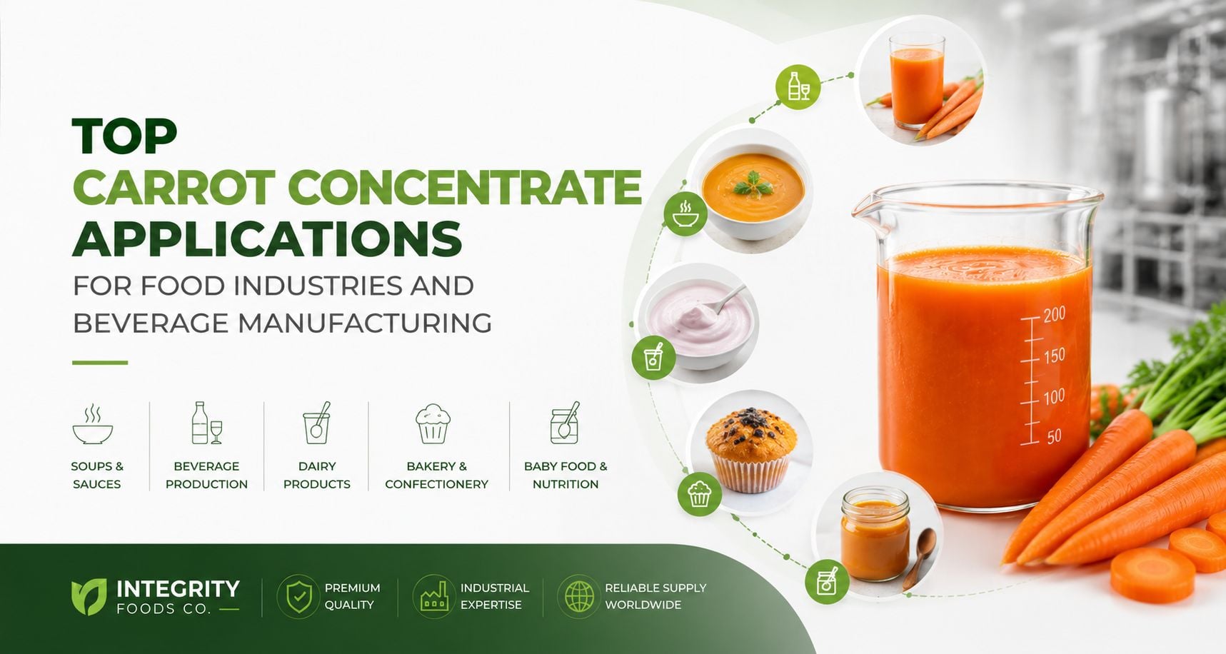 Top Carrot Concentrate Applications for Food Industries and Beverage Manufacturing banner